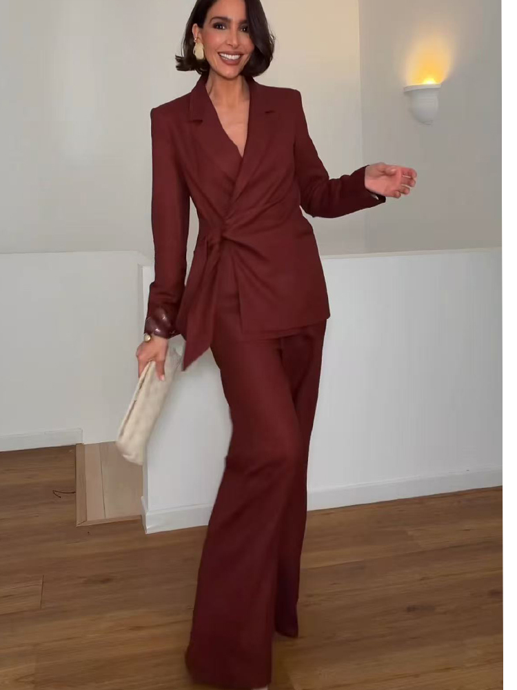 Women'S Formal Wear Suits - Fashion Office Ladies Blazer Pants Suit