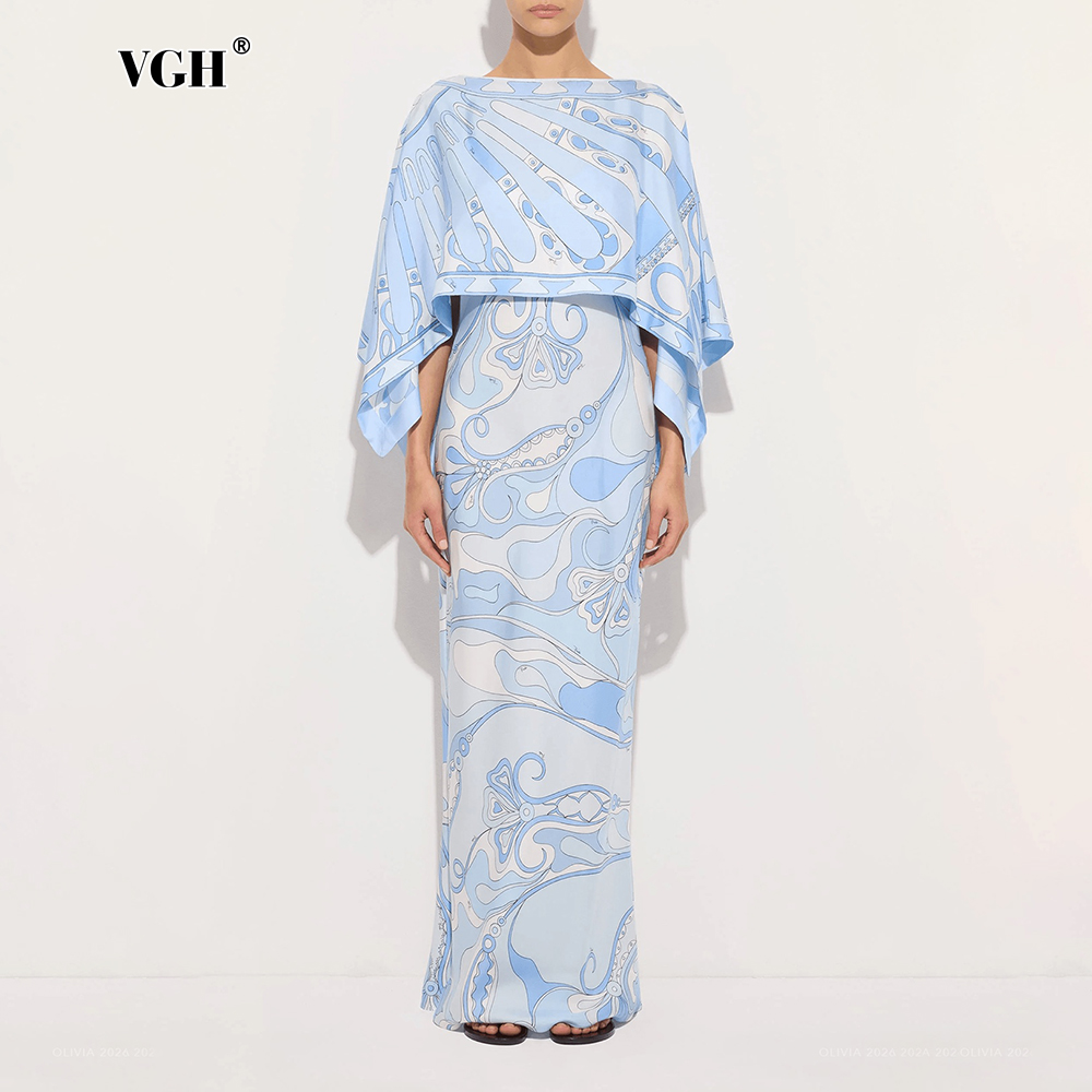 VGH Light Blue Abstract Print  - Women'S Formal Wear Suits recension och pris