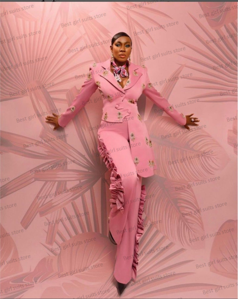 Pink Wedding Women Suit Set Bl - Women'S Formal Wear For A Wedding recension och pris