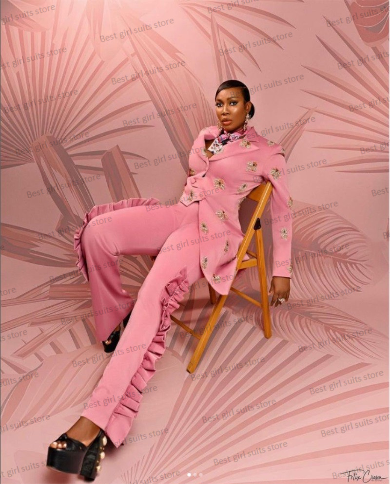 Pink Wedding Women Suit Set Bl - Women'S Formal Wear For A Wedding recension och pris