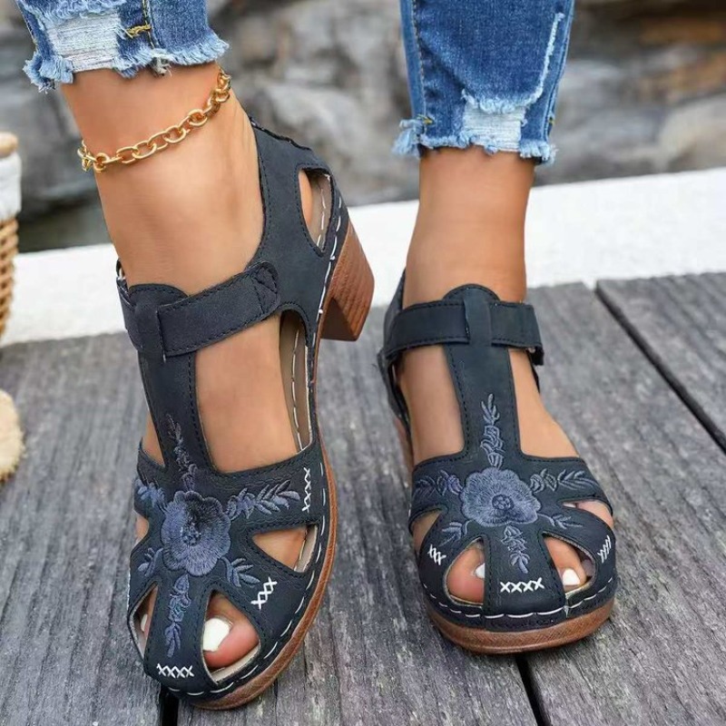 Women's Sandals Mid Block Heel - Formal Women Daily Wear Sandals recension och pris