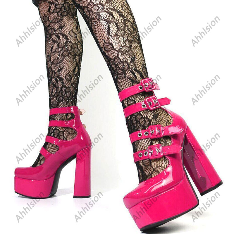 Ahhlsion Women Spring Pump Pat - Pump Heel Block recension och pris