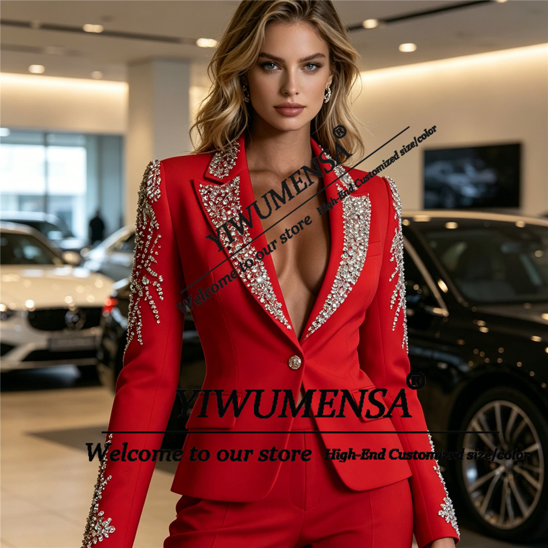 Luxury Women Suits 2 Pieces Se - Women'S Formal Wear Suits recension och pris