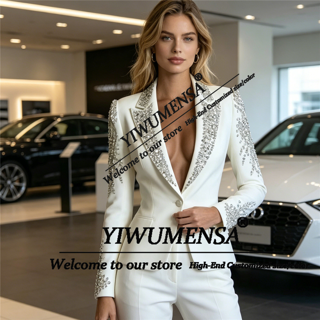 Luxury Women Suits 2 Pieces Se - Women'S Formal Wear Suits recension och pris