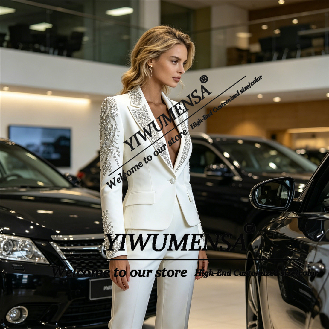 Luxury Women Suits 2 Pieces Se - Women'S Formal Wear Suits recension och pris