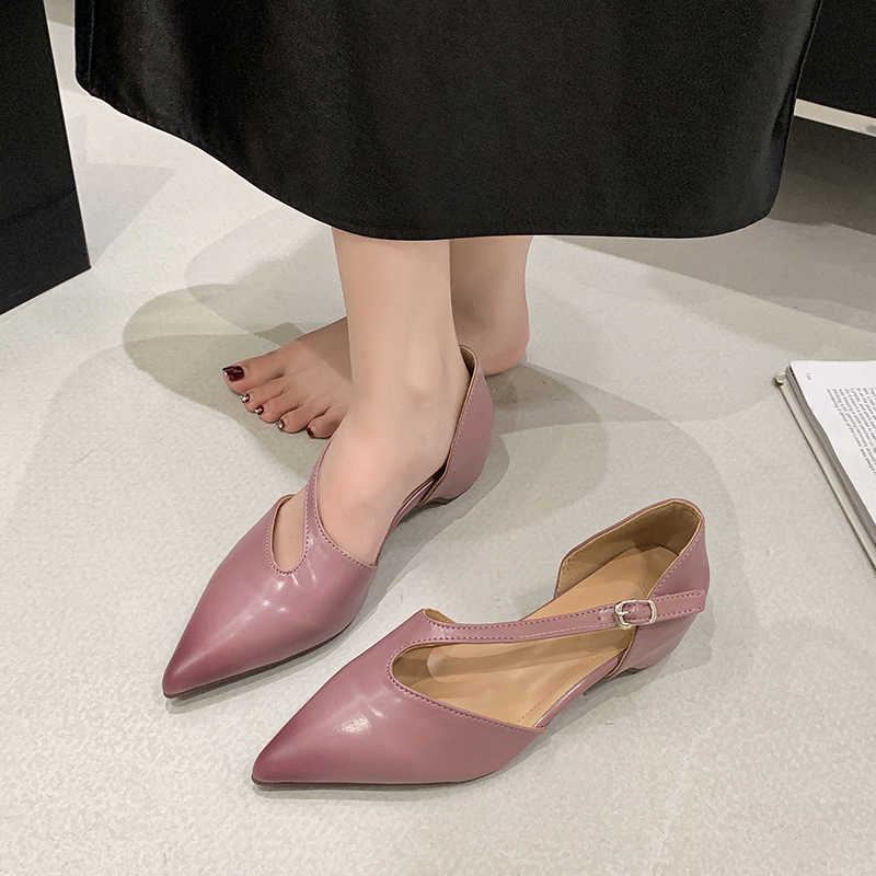 French Pointed Toe Sandals Wom - Pump Heel Block recension och pris