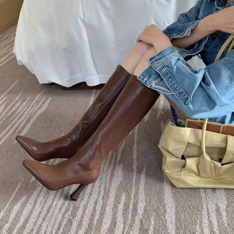 Women Knee High Boots Pointed  - Formal Women Daily Wear Footwear recension och pris