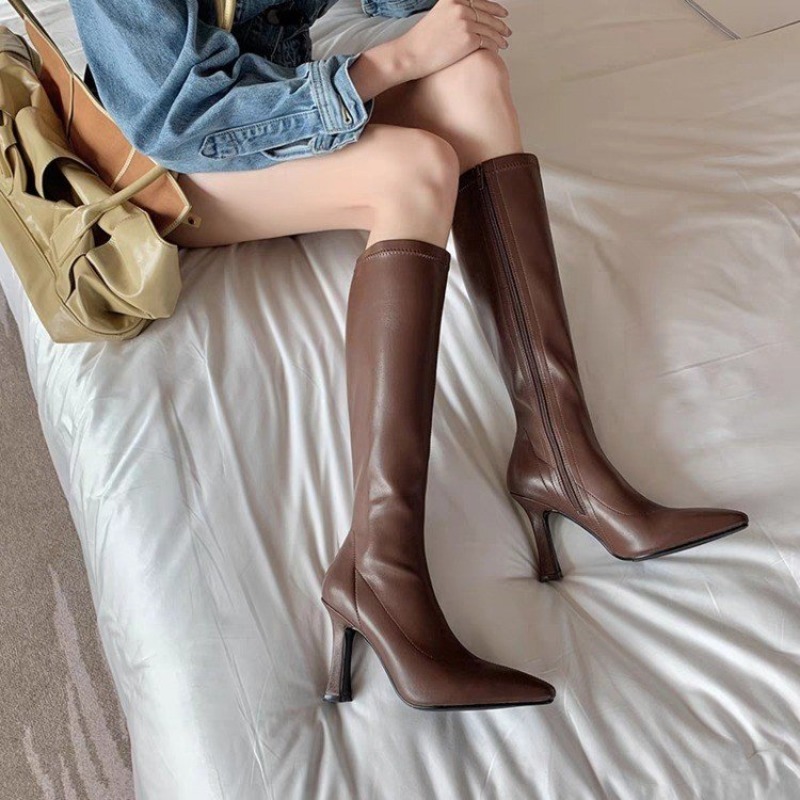 Women Knee High Boots Pointed  - Formal Women Daily Wear Footwear recension och pris