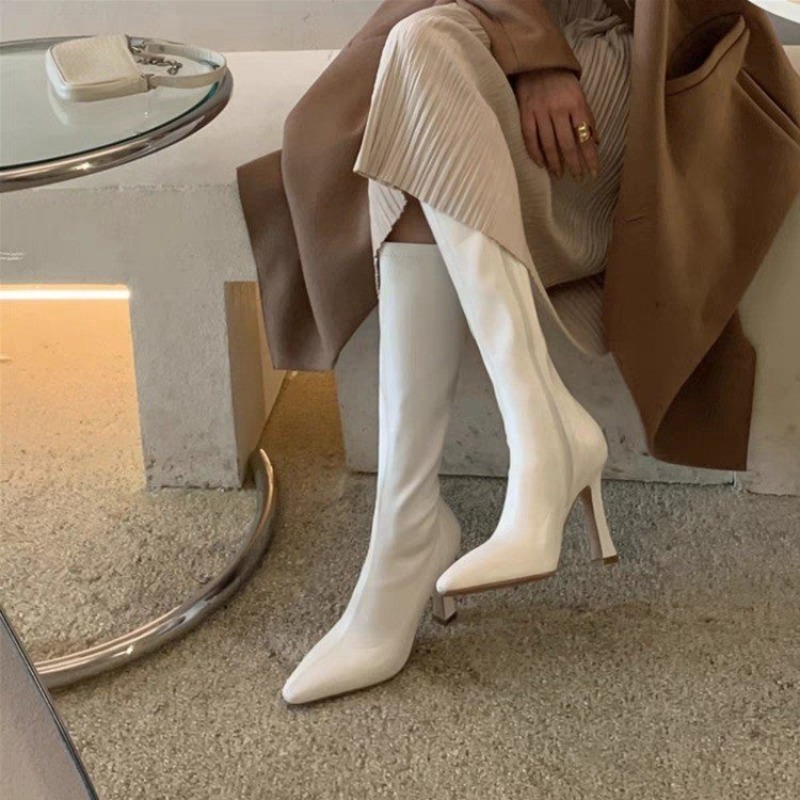 Women Knee High Boots Pointed  - Formal Women Daily Wear Footwear recension och pris