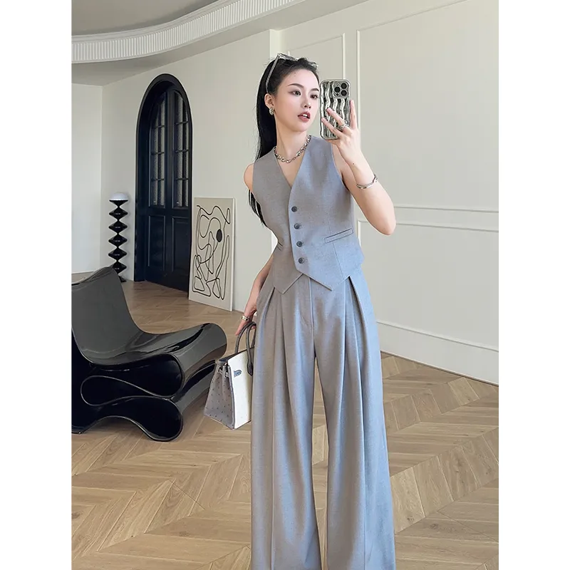 Women's Sleeveless Vest Wide-L - Women'S Formal Wear Suits recension och pris