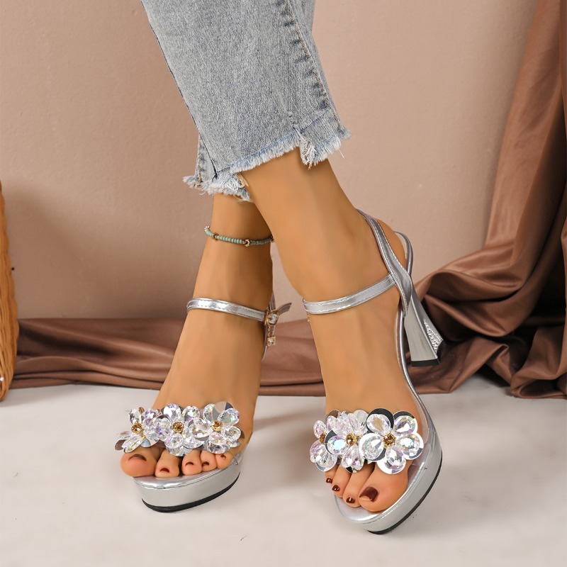 Sandals Fish Mouth One Word Bu - Pump Heel Block recension och pris
