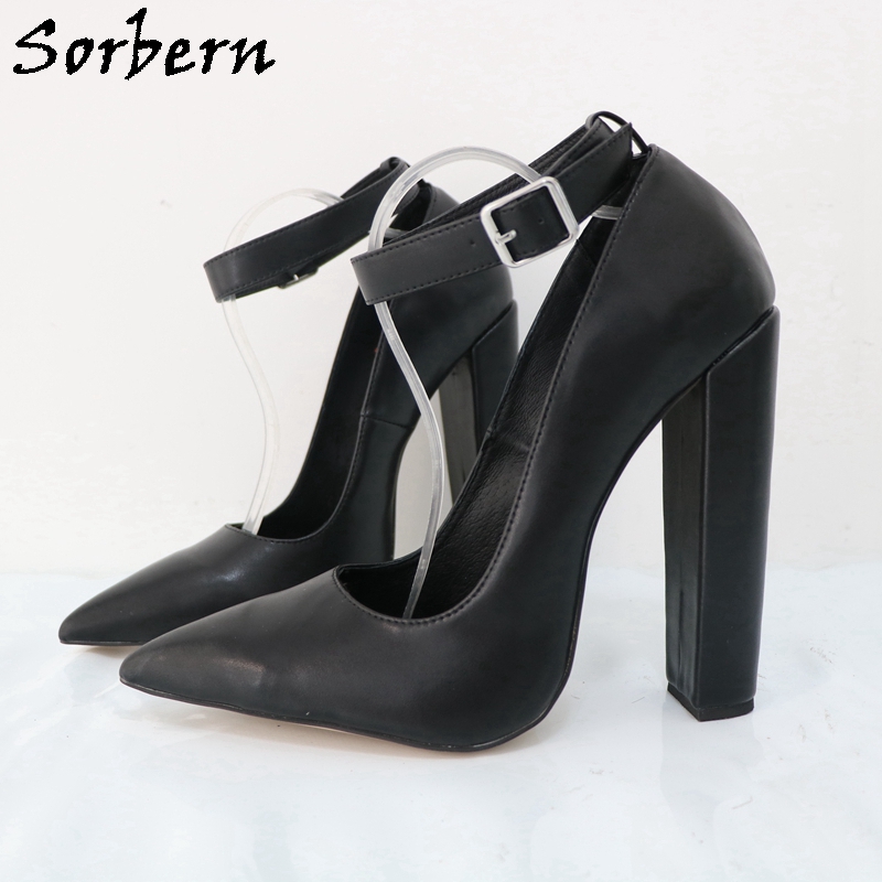 Sorbern Large Size Eu47 Women  - Pump Heel Block recension och pris