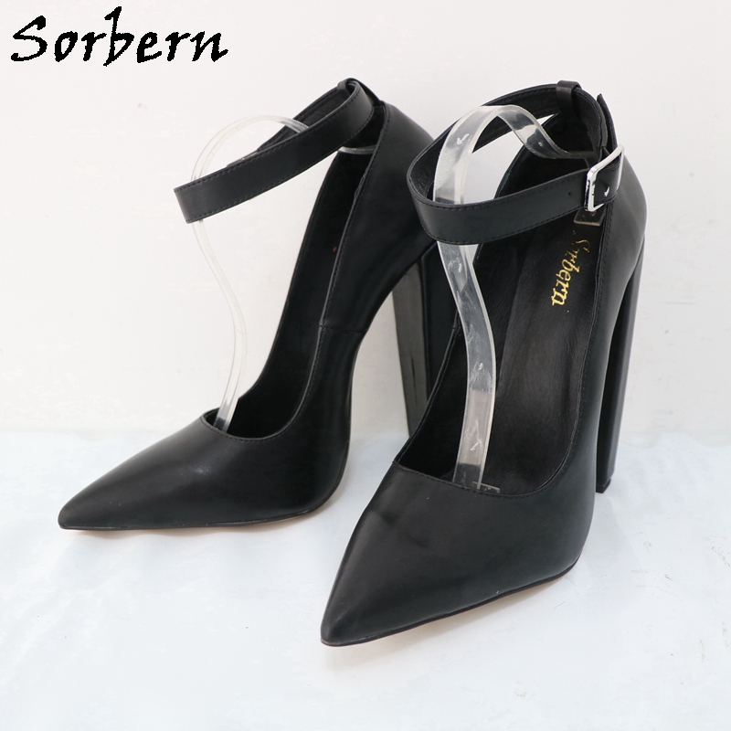 Sorbern Large Size Eu47 Women  - Pump Heel Block recension och pris