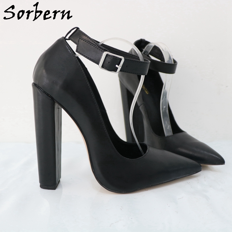Sorbern Large Size Eu47 Women  - Pump Heel Block recension och pris