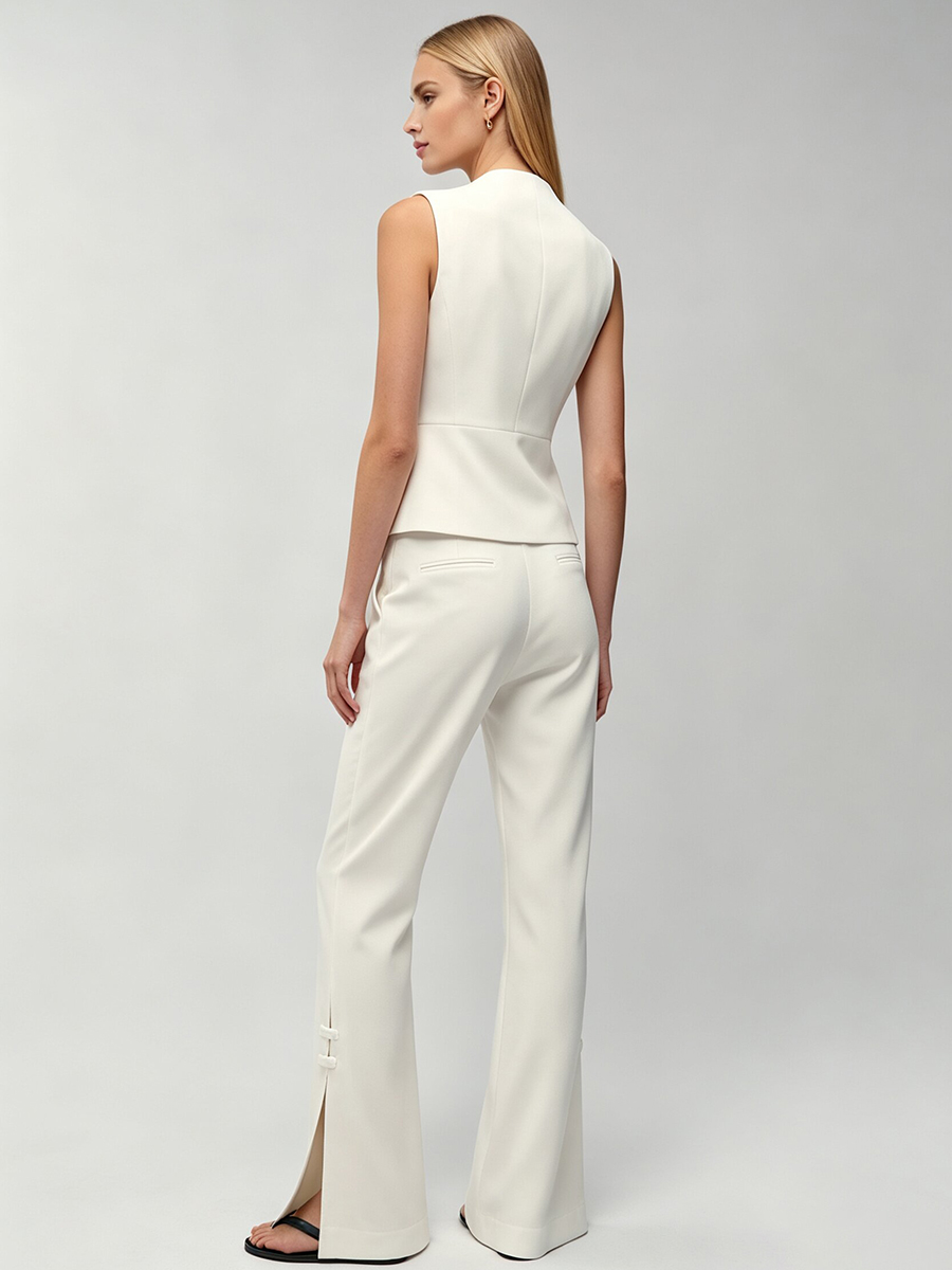LIMO Women White Chinese Frog  - Women'S Formal Wear Suits recension och pris